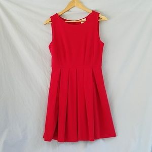 Modcloth Cherry Red Dress